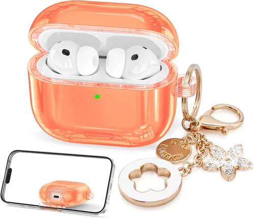 Miniatura 12 de Funda para Apple Airpods iPods Pro 3, fundas transparentes 2025 lindas mujeres, VISOOM Cute Air Pods Pro3 funda transparente para Airpods iPods Pro