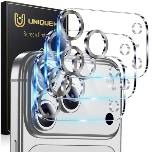 Miniatura 64 de UniqueMe para Paquete de 3 Protectores de Lente de Cámara para iPhone 15 Pro/iPhone 15 Pro Max, [Protección contra Caídas] [Compatible con Fundas]