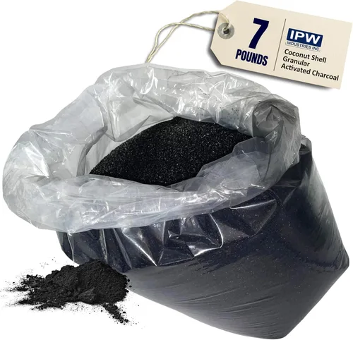 Miniatura 10 de IPW Industries, Inc. - Carbón activado a granel - Carbón activado granular de cáscara de coco (GAC) para filtración de agua y medios de reemplazo