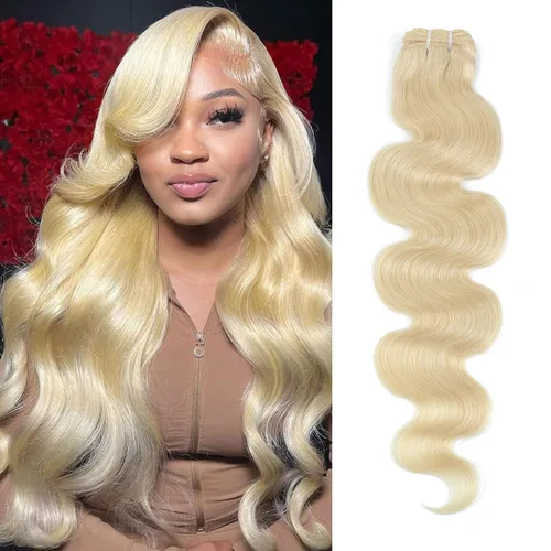 Miniatura 51 de DMKEEP Extensiones de cabello humano ondulado con cierre, 12, 14, 16+10 pulgadas, 100% cabello virgen brasileño sin procesar, 3 paquetes con cierre