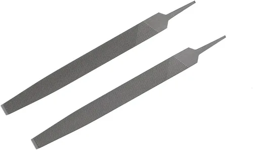 Miniatura 8 de Champion Mercer - Archivos de cortacésped rotativos de 8 pulgadas con mango (paquete de 12), acero de alto carbono, para afilar cuchillas