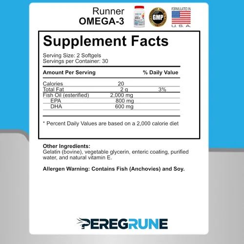 Miniatura 2 de Runner - Paquete multivitamínico y omega-3 Diseñado para corredores con antioxidantes y complejo B completo para apoyar la energía y la Paquete