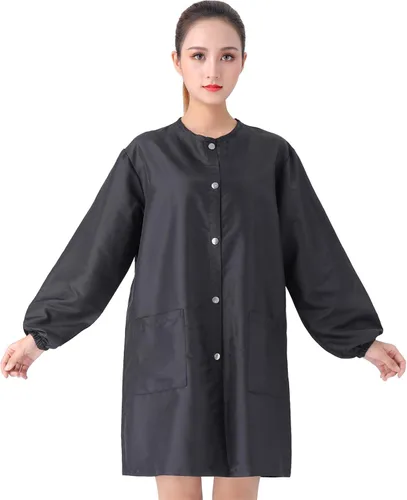 Chaqueta Profesional de Smock de Salón, Chaqueta Impermeable para Estilista, Capa de Barbero, Chaqueta para Peluquería y Aseo de Mascotas
