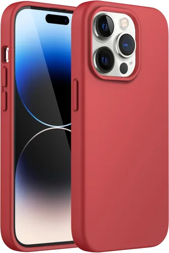 Miniatura 25 de JETech Funda de Silicona para iPhone 14 de 6.1 Pulgadas, Funda Protectora para Teléfono de Cuerpo Completo con Tacto Sedoso-Suave, Cubierta