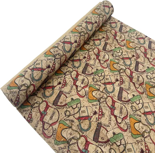 Miniatura 8 de SorenCut Tela de corcho por yarda, tela de corcho para coser con superficie de café negro, 12 x 52 pulgadas más grande para manualidades, cortar