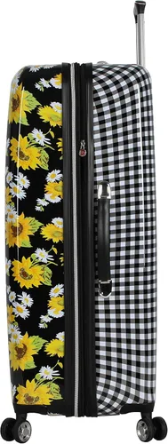 Miniatura 3 de Betsey Johnson - Maleta para equipaje (ABS + PC), diseño a cuadros de 30 pulgadas