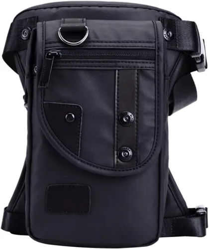 Bolsa de pecho para hombre, bolsa de pierna para hombre, riñonera de moda, bolsa de pierna portátil, paquete de cintura multifuncional, bolso de