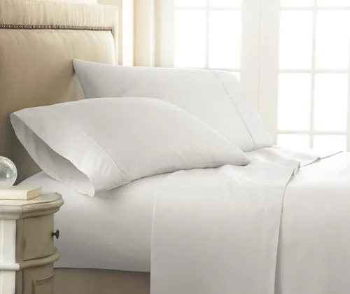 Miniatura 5 de Royal Collection 1900 Designer Collection - Sábanas de cama en Amazon con 1 sábana encimera. 1 sábana bajera y 4 P/fundas. Supersuaves y sin