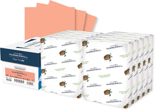 Miniatura 14 de Papel de color Hammermill, papel de impresora color rosado, de 24 libras, 8.5 x 11 - 1 resma (500 hojas) - Fabricado en los Estados Unidos, papel