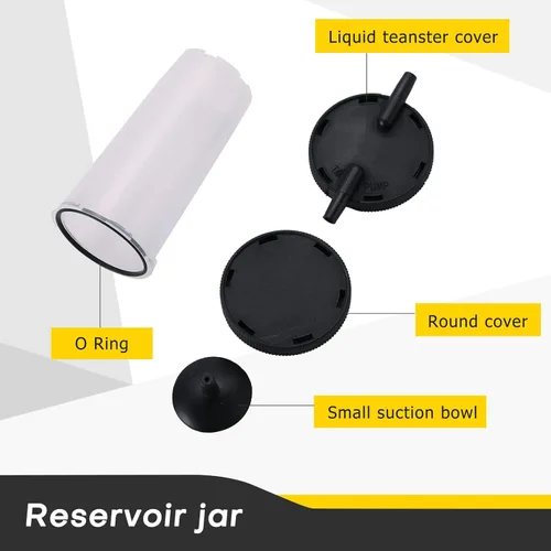 Miniatura 5 de Kit de purga de frenos con bomba de vacío de mano Sistema de purga de frenos y embrague de 16 piezas con adaptadores de indicador, juego de purga