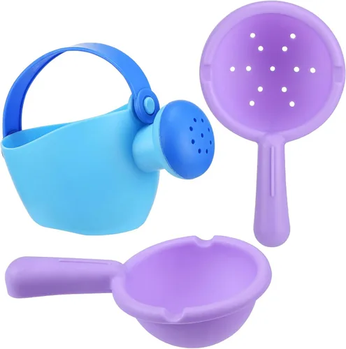 Juguetes de baño pequeños y suaves para niños pequeños de 1 a 3 años – Juguetes de mesa de agua súper fáciles de limpiar, juguete de bañera para Azul