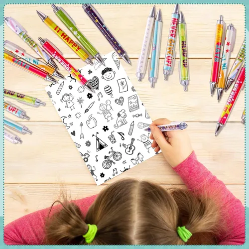 Miniatura 4 de Pasimy 24 bolígrafos inspiradores motivacionales para fines de año, con frases positivas, regalos de agradecimiento para mujeres, hombres, oficina