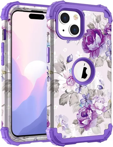 Miniatura 130 de Hocase Funda para iPhone SE 2022/2020, resistente a prueba de golpes, de plástico duro+goma de silicona, funda protectora híbrida para iPhone SE
