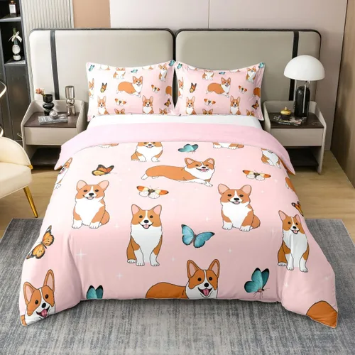 Miniatura 30 de Juego de ropa de cama 100% de algodón natural con hojas de palmera, funda de edredón Monstera con hojas tropicales, rama de hojas tropicales, funda