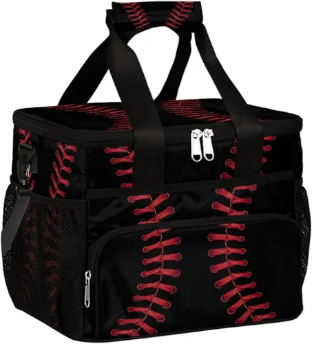 Miniatura 21 de Pardick Bolsa térmica suave con aislamiento de leopardo de galaxia para hombres y mujeres, lonchera grande a prueba de fugas, enfriador de playa