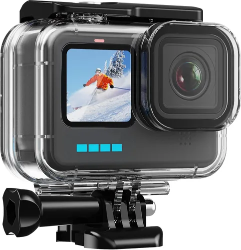 Miniatura 10 de HONGDAK Carcasa impermeable para GoPro Hero11 Black Mini, carcasa protectora de buceo de 169 pies para Hero 11 Mini funda de buceo subacuática