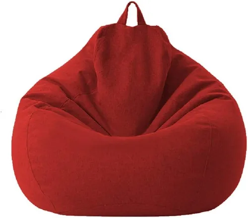 Miniatura 9 de Funda para silla de puf para niños y adultos, funda resistente con cremallera, puf de saco, puf de almacenamiento con cremallera (sin relleno)