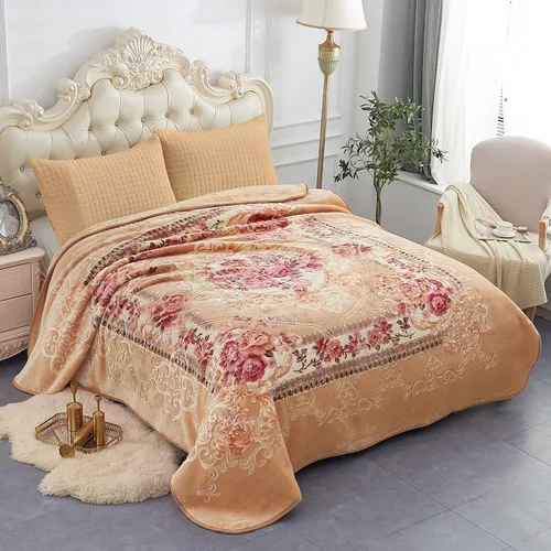 Miniatura 13 de JML Manta de forro polar suave tamaño King, manta coreana pesada, 85 x 95 pulgadas, 9 libras, una sola capa, esponjosa, gruesa, cálida