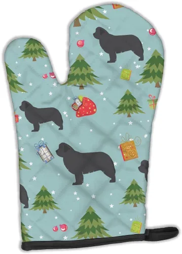 Miniatura 196 de Caroline's Treasures BB4872OVMT - Guante de horno de Navidad Affenpinscher resistente al calor, grueso para sartenes calientes y horno, manopla