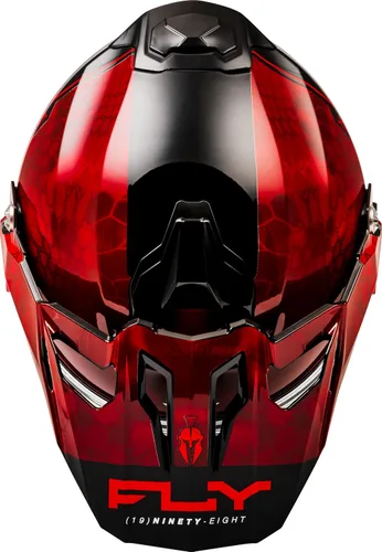 Miniatura 3 de Fly Racing - Casco Trekker Conceal (rojo/negro, talla XL)