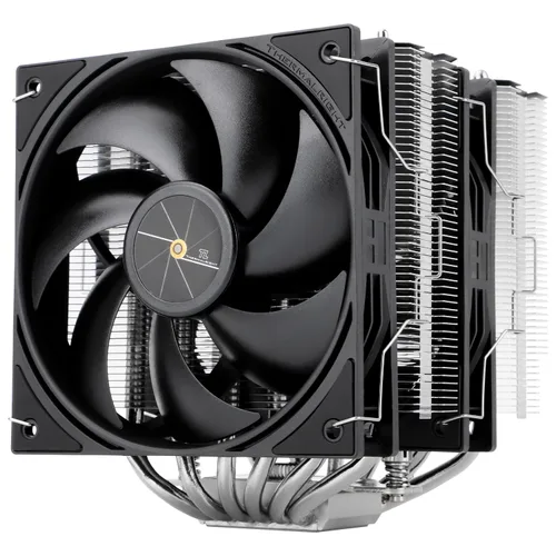 Miniatura 7 de Thermalrlght Peerless Assassin 120 SE Enfriador de aire negro para CPU, 6 tubos de calor, ventiladores duales TL-C12C PWM, refrigeración de CPU