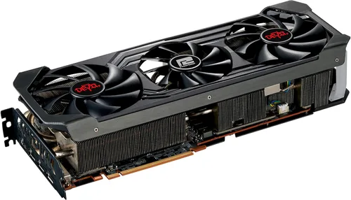 Miniatura 3 de PowerColor Red Devil AMD Radeon RX 6800 XT. Tarjeta gráfica para juegos con memoria GDDR6 de 16 GB, alimentado por AMD RDNA 2, Raytracing, PCI