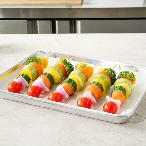 Miniatura 9 de Restaurantware Robata - Pinchos para asar de 8 pulgadas, 100 pinchos de alta resistencia, pinchos de bambú desechables congelables para verduras