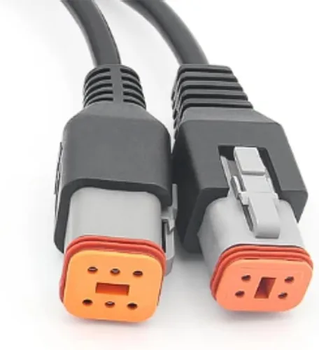 Miniatura 2 de 4 pin 6pin obd2 motocicleta cable diagnóstico escáner adaptador 4pin 6pin 2 en 1 motocicleta cable apto para Harley Davidson moto 4pin+6pin motorad