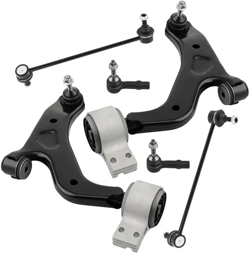 Miniatura 257 de Detroit Axle - Kit de extremo delantero para Chrysler 300 Dodge Charge Challenger 2011-2023, 2 brazos de control inferiores traseros 2 rótulas
