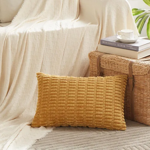 Miniatura 96 de Fancy Homi - Paquete de 2 fundas de almohada decorativas de color taupe de 22 x 22 pulgadas para sala de estar, sofá, cama, estilo rústico, bohemio