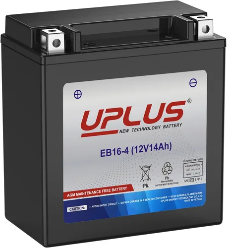 Miniatura 10 de UPLUS YTX14AHL-BS Batería para Motocicleta, EB14A-3 12V 12Ah Baterías SLA sin mantenimiento para scooter ATV Batería AGM, repuesto para PTX14AHL-BS