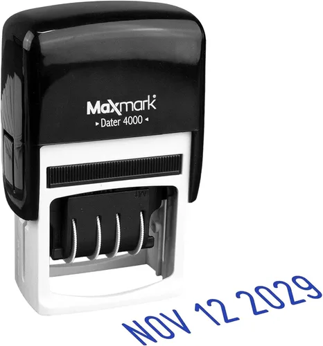 Miniatura 11 de MaxMark Sello de fecha autoentintado 2000 Dater - Azul