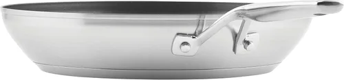 Miniatura 13 de KitchenAid - Cacerola de acero inoxidable cepillada base de 3 capas con tapa