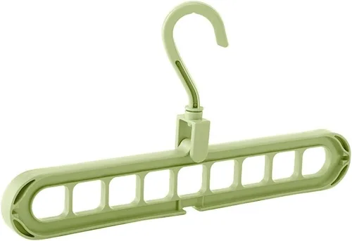 Miniatura 8 de Magic Multi-Port Support Clothes Rack Multifunctional Plastic Storage Clothes Hanger Clothes Rack(Beige)