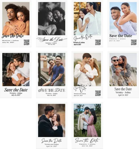 Imanes de foto para guardar la fecha para boda, imán grande de nevera personalizado para guardar las fechas, tarjetas de quinceañera para guardar la