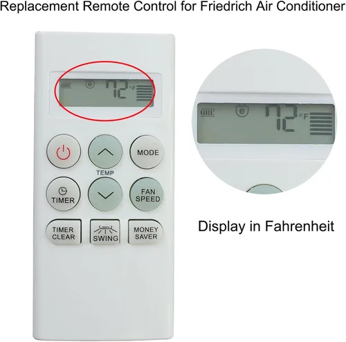Miniatura 3 de Mando a distancia AKB73756214 Reemplazo para aire acondicionado Friedrich AKB73756213 AKB73756218 AKB73756215 AKB73616106 CP08G10B CP06G10B CP10G10B