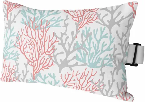 Miniatura 15 de PIEPLE Blue Flower - Almohada rectangular para reposacabezas para exteriores e interiores, 11 x 16 pulgadas, relleno de poliéster, impermeable