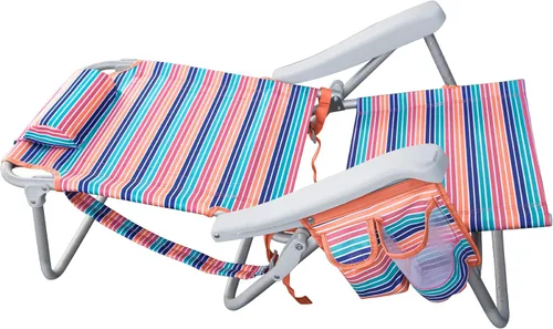 Miniatura 6 de Hurley - Silla de playa de lujo estilo mochila, tamaño único, sorbete