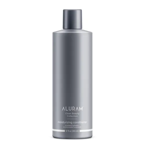 Aluram Acondicionador hidratante de agua de coco para hombres y mujeres, hidratación limpia y brillo para cabello texturizado medio a grueso