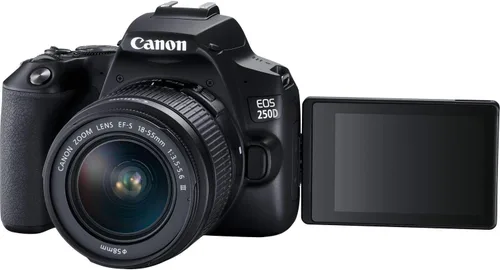 Miniatura 3 de Canon Cámara DSLR EOS 250D con lente de 0.709-2.165 in (negro) (3453C002), bolsa EOS, tarjeta Sandisk Ultra de 64 GB, juego de limpieza y más