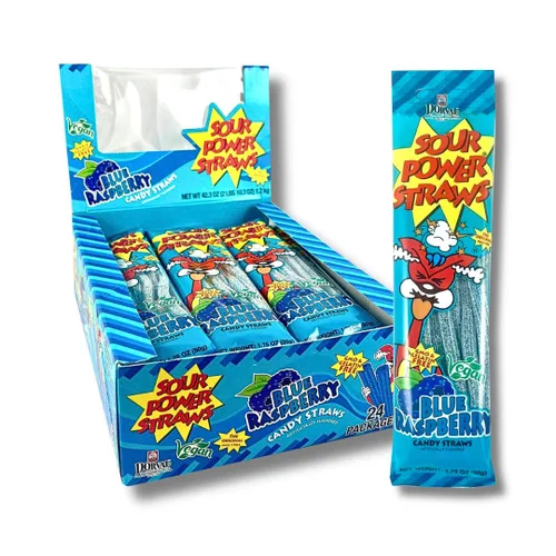Miniatura 15 de Sour Power Premium Sorbetes de caramelo surtidos – Los caramelos de pajitas agrias originales desde 1985 – 50 g (Paquete de 6) – Vegano,