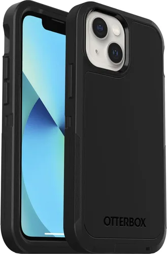 OtterBox serie Defender - Funda para iPhone 13 mini y iPhone 12 mini (edición sin pantalla), color negro