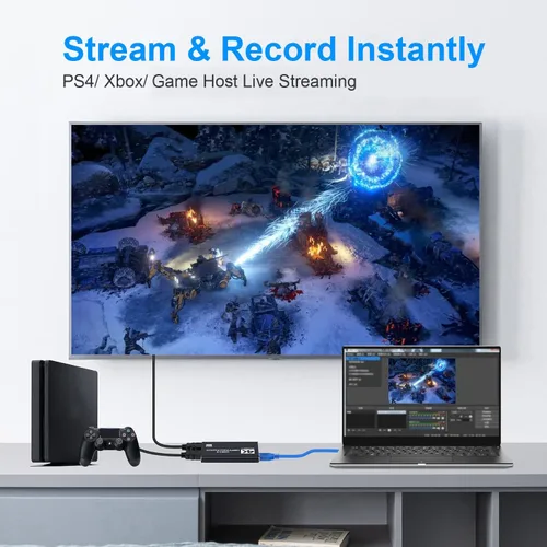 Miniatura 6 de dobestyou Tarjeta de Captura 4K para Transmisión, Grabación y Juegos – Dispositivo de Captura de Video HDMI con USB 3.0, 1080p 60fps, Sin Latencia