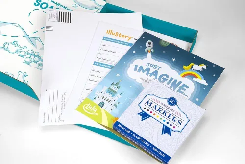 Miniatura 3 de Lulu Jr. Illustory - Kit para hacer libros, multicolor