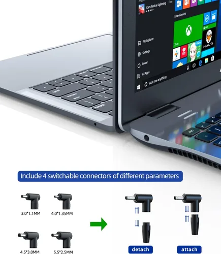 Miniatura 2 de Nicpower Cargador para portátil de 65 W y 45 W, compatible con Asus Vivobook 15, 17, 16, Flip 14, S15, S14, S13, Go 14, 15, 12, repuesto