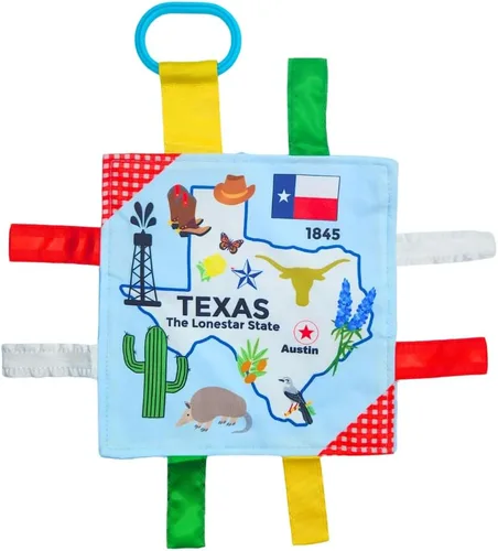 Miniatura 38 de Baby Jack & Co - Cochecito de juguete para bebés de 8 x 8 pulgadas, juguete para bebés, juguetes arrugados para desarrollar cinco sentidos, aprende