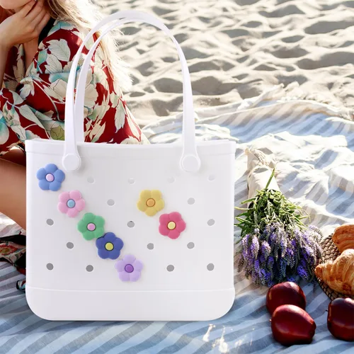 Miniatura 5 de WORBSS - Dijes para bolsa Bogg, accesorios para bolsas de playa simples y modernos, decorativos para bolsa de playa Simply Southern, accesorio