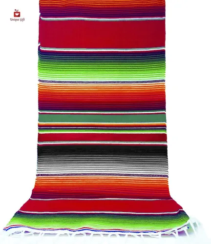 Miniatura 12 de Alondra's Imports (TM) (84 x 59 pulgadas) elegante tejido a mano, auténtico mantel artesenal mexicano