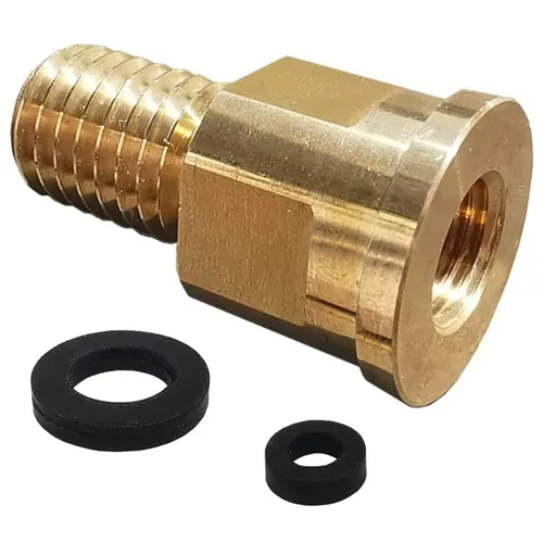 R0557100 Adaptador de manómetro de presión de latón con junta tórica, se adapta a los filtros de cartucho de la serie CS/CJ