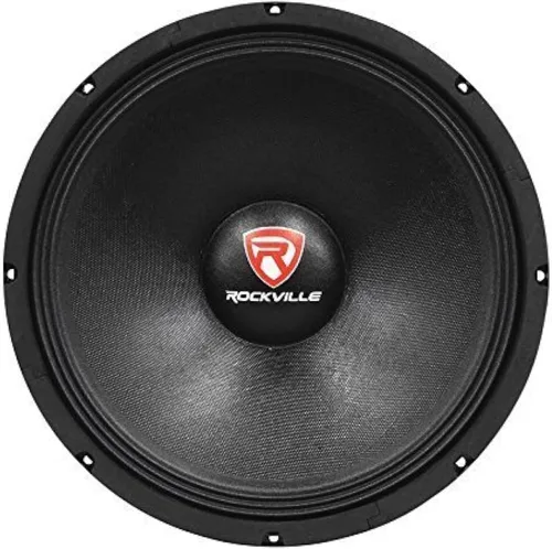 Rockville RVP15W8 1000W 15" Subwoofer DJ Crudo 8 ohmios, bobina de voz de 2.5", envolvente de acordeón, imán de 51 onzas, para eventos en vivo y
